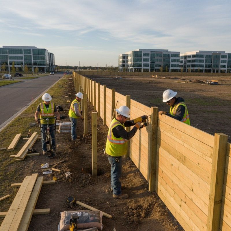 Board Fence Installation detail
